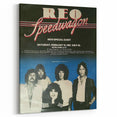 REO Speedwagon 1983 Concert Poster | Vintage Rock Wall Art