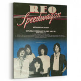 REO Speedwagon 1983 Concert Poster | Vintage Rock Wall Art