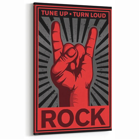Rock On with Retro Wall Art: Vintage Rock Poster Art