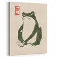 Vintage Frog Tea Art - Japanese Animal Illustration Print