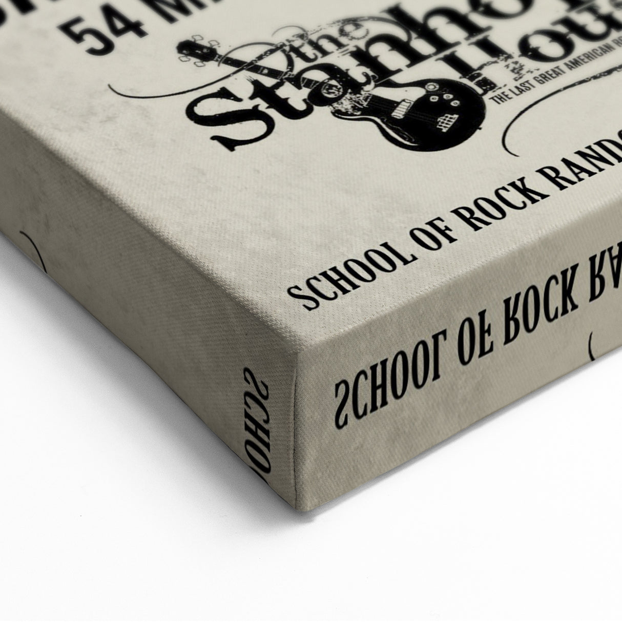Retro Rolling Stones Concert Poster - School of Rock 2014 Event