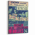 Rolling Stones 1960s Concert Poster - ABC Romford 1964 Show