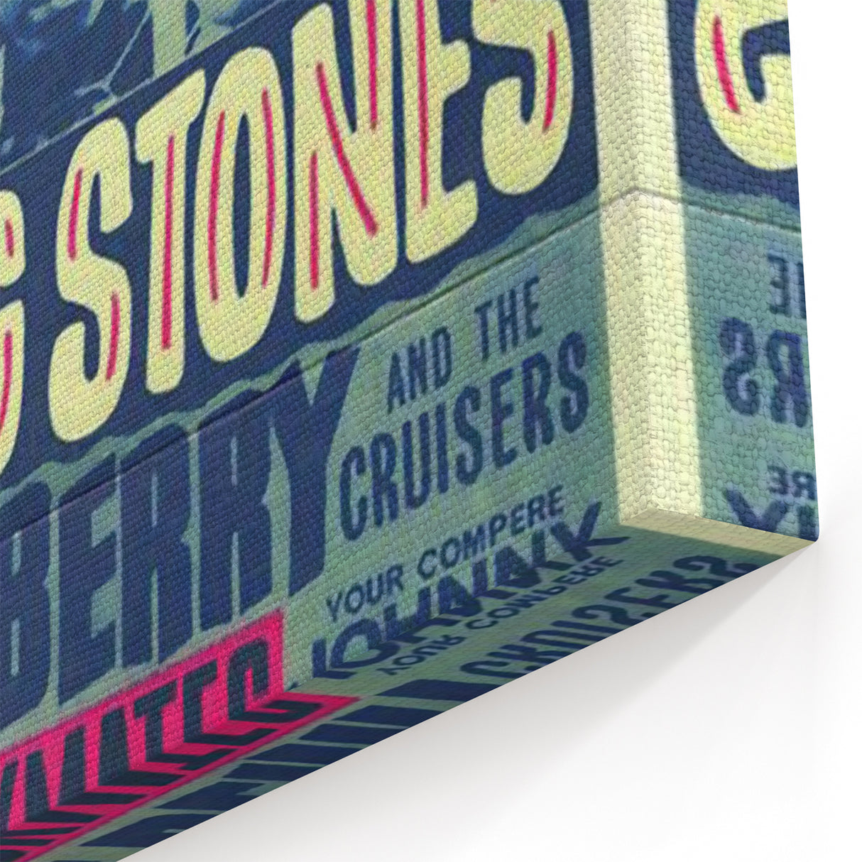 Rolling Stones 1960s Concert Poster - ABC Romford 1964 Show