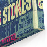 Rolling Stones 1960s Concert Poster - ABC Romford 1964 Show