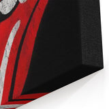 Rolling Stones Iconic Tongue Logo Retro Wall Art