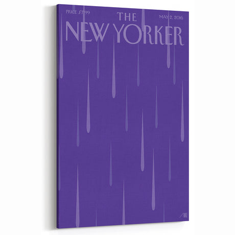 New Yorker Magazine Art - Purple Rain Poster