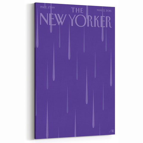 New Yorker Magazine Art - Purple Rain Poster