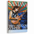 Santana Freedom Concert 1987 Poster - Rock & Roll Art