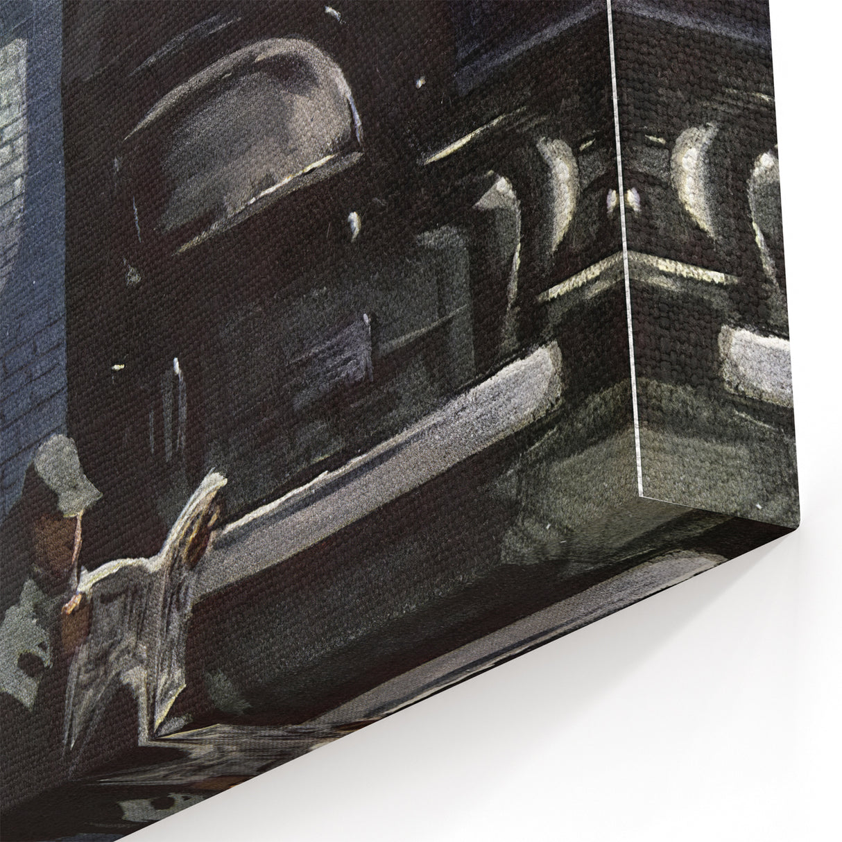 New Yorker Magazine Art - Nighttime NYC Poster