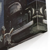New Yorker Magazine Art - Nighttime NYC Poster