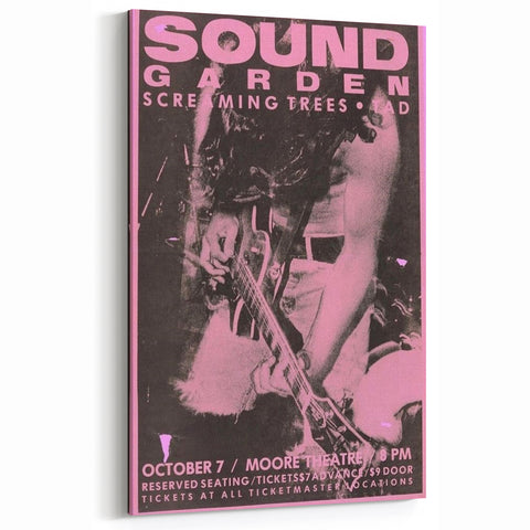 Retro Soundgarden Poster - Vintage Grunge Wall Art