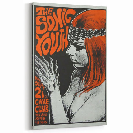 Retro Sonic Youth Poster - Vintage Indie Rock Wall Art