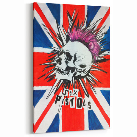 Retro Sex Pistols Poster - Vintage Punk Rock Wall Art