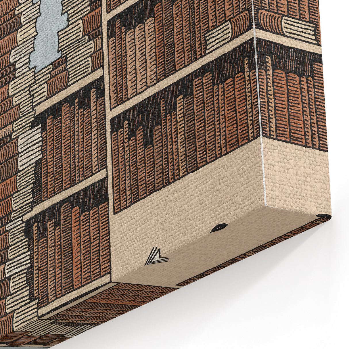 Classic New Yorker Cartoons Prints - Book Tower Illustration