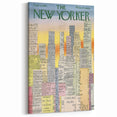 Vintage New Yorker Poster - Classic 1962 New York Adverts Wall Art