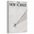 New Yorker Poster - 2013 Skier Cartoon Cover Art by Birgit Schössow