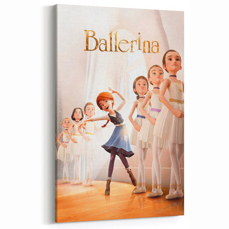 2010s Movie Poster Art – Vintage Ballerina Retro Cinema Wall Decor