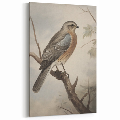 Timeless Vintage Animal Art: Bird Illustration Print for Home