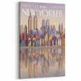 New Yorker Poster - 2003 New York Skyline Reflection Art