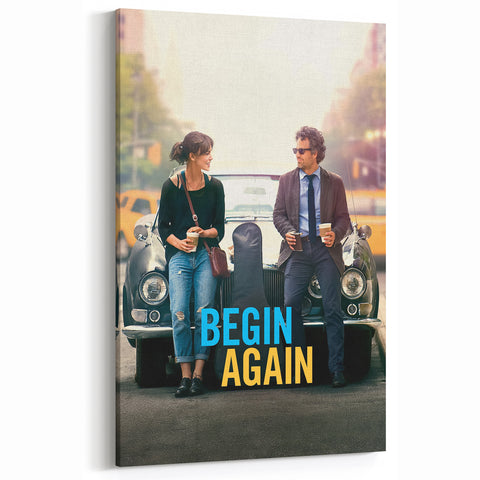 2010s Movie Poster Art - Begin Again Retro Vintage Film Print
