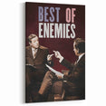 2010s Movie Poster Art - Best of Enemies Retro Vintage Film Print