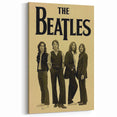 The Beatles Retro Wall Art - Vintage Music Poster, Classic Band Art