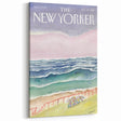 Vintage New Yorker Poster - Seaside Stroll Wall Art