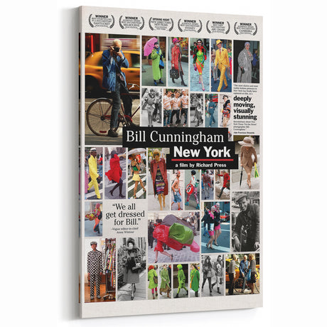 2010s Movie Poster Art - Bill Cunningham New York Vintage Film Print
