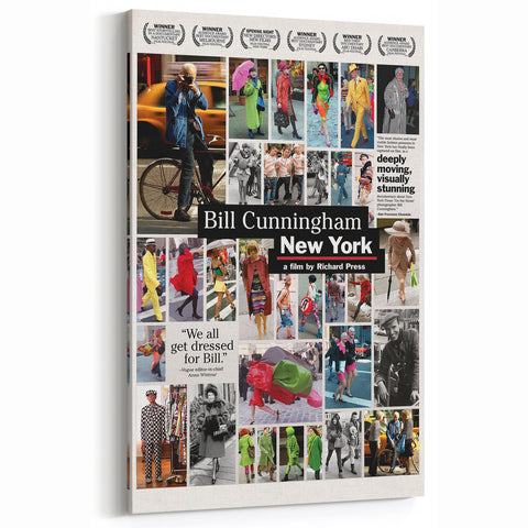 2010s Movie Poster Art - Bill Cunningham New York Vintage Film Print