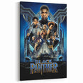 2010s Movie Poster Art - Black Panther Retro Vintage Film Print