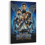 2010s Movie Poster Art - Black Panther Retro Vintage Film Print