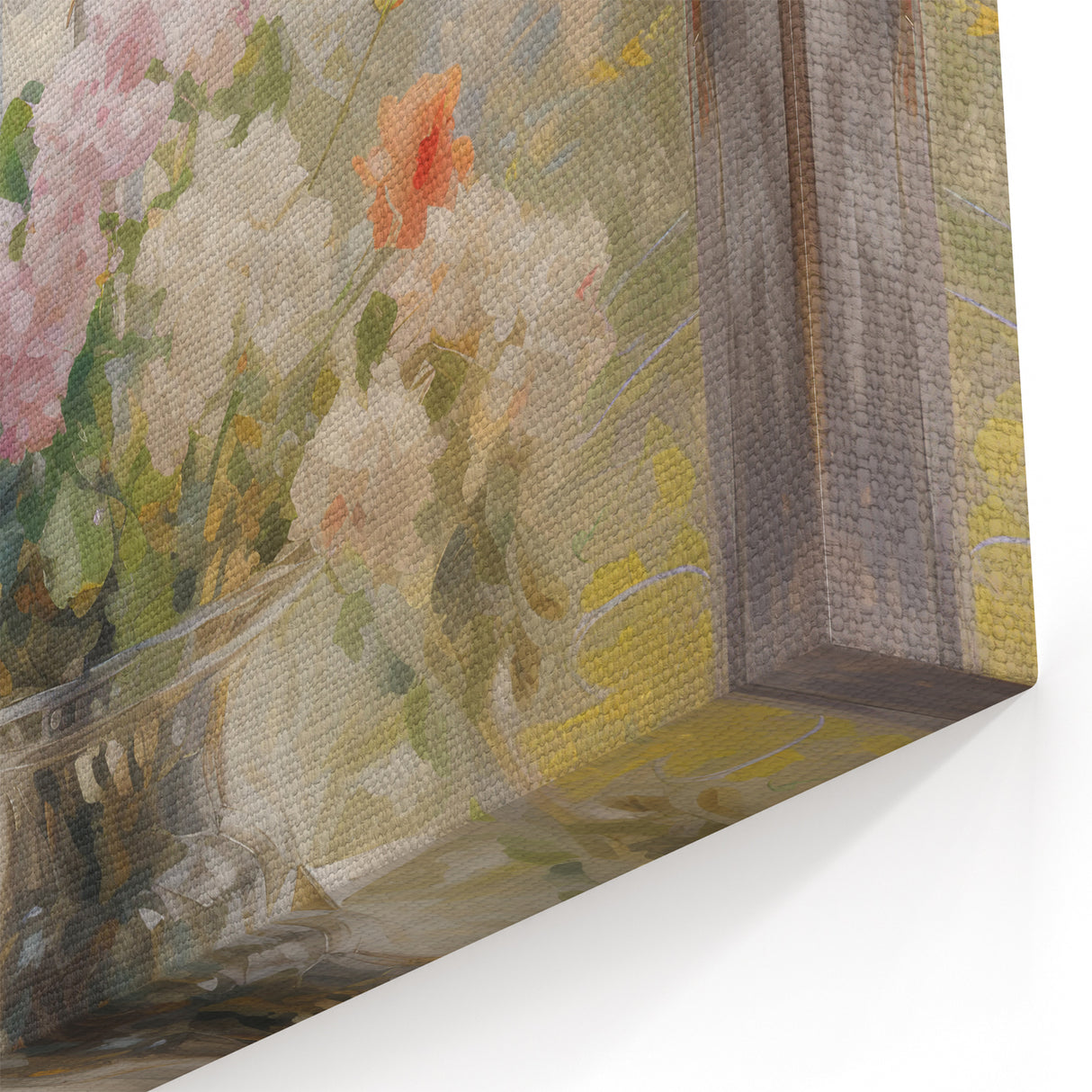 Vintage Botanical Art Prints – Soft Floral Arrangement in Vase