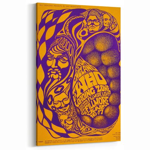 The Who 1968 Fillmore Concert Poster – Vintage Psychedelic Art