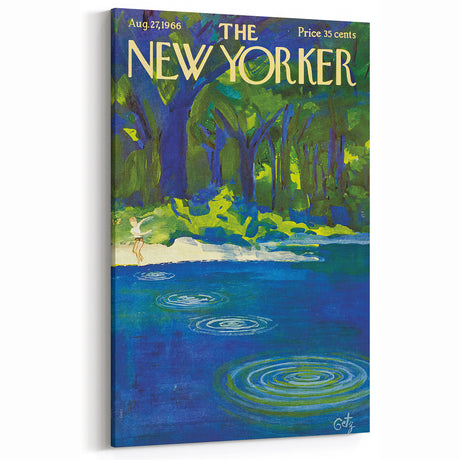 Vintage New Yorker Poster – August 1966 Cover Art
