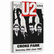 U2 1985 Unforgettable Fire Tour Concert Poster – Live at Croke Park