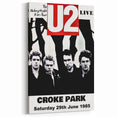 U2 1985 Unforgettable Fire Tour Concert Poster – Live at Croke Park