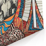 Jefferson Airplane 1960s Psychedelic Concert Poster - Retro Art
