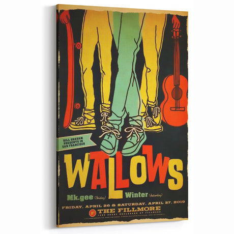 Wallows 2019 Concert Poster - The Fillmore San Francisco