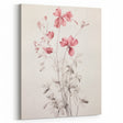 Vintage Botanical Art Prints – Soft Pink Floral Illustration