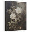 Vintage Botanical Art Prints: White Roses in Bloom