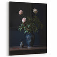 Vintage Botanical Art Prints – Elegant Rose Vase Illustration