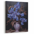 Vintage Botanical Art Prints – Blue Flowers in Vase Illustration
