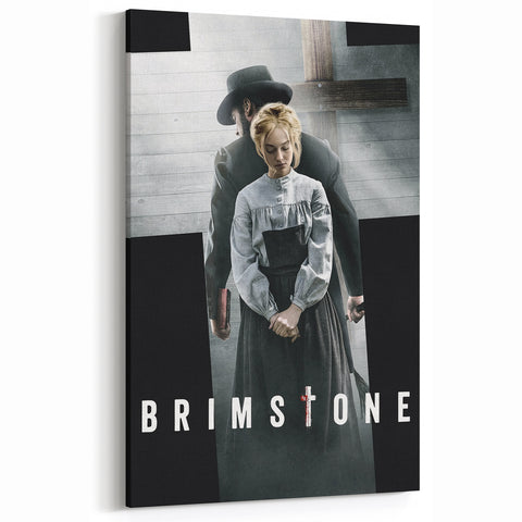 2010s Movie Poster Art - Brimstone Retro Vintage Film Print