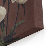 Vintage White Peonies Still Life – Elegant Floral Wall Art Print