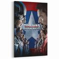 Classic 2010s Movie Poster Art – Vintage Captain America Print