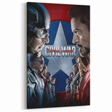Classic 2010s Movie Poster Art – Vintage Captain America Print