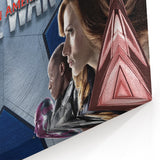 Classic 2010s Movie Poster Art – Vintage Captain America Print