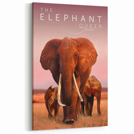 Classic 2010s Movie Poster Art – Vintage The Elephant Queen Print