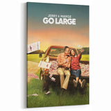 2020s Vintage Movie Poster – Jerry & Marge Go Large Retro Film Art