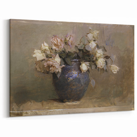Vintage Botanical Art Prints - Antique Floral Vase Wall Decor